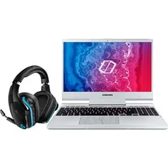 (AME R$4075,19) Samsung Odyssey 9ª Core I5 8GB GTX1650 4GB 1TB W10 FHD 15,6" Prata + Logitech G935 7.1 RGB