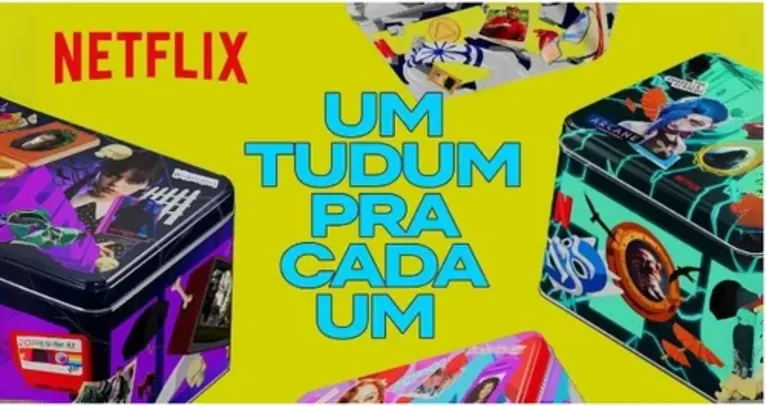  [18/10 às 16:30] Um TUDUM pra cada um - Netflix Brasil - Ganhe uma Lata com Brindes