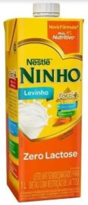 Leite Semidesnatado Ninho Zero Lactose Caixa C/12 Unidades | R$ 35