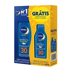 Protetor Solar Nivea Sun FPS 30 200ml + Protetor Solar Nivea Sun FPS 30 100ml