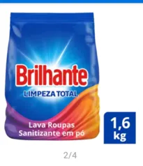 Sabão em Pó Concentrado Brilhante 1.6 KG [LEVE 4 PAGUE 12,67 a UN] 