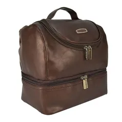 Bolsa Térmica Necessaire Masculina Classic Marrom CBRN18932