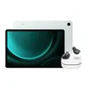 Imagem do produto Tablet Samsung Tab S9 Fe Wi-Fi (128GB) - Verde Claro + Galaxy Buds Fe - Grafite