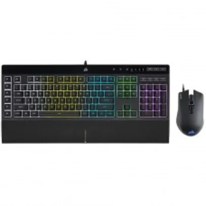 Combo Gamer Corsair Teclado e Mouse, K55 RGB PRO e Harpoon RGB PRO, ANSI, CH-9226865-NA