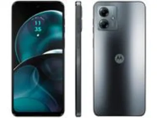 Smartphone Motorola Moto G14 128GB Grafite 4G Octa-Core 4 GB RAM 6,5 Câm. Dupla + Selfie 8MP Dual Nano SIM