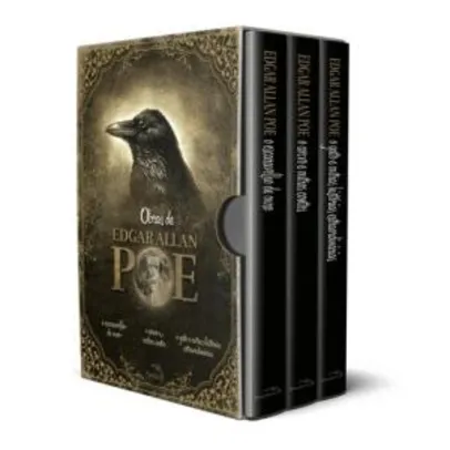 Box - Edgar Allan Poe - Histórias Extraordinárias - 3 Volumes - Acompanha Pôster