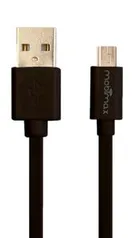 Cabo Micro USB Flat Mobimax Preto por R$ 4