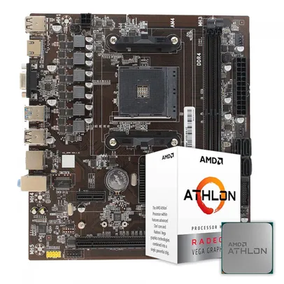 Kit Upgrade Athlon 3000G + AFox A320 | R$ 769