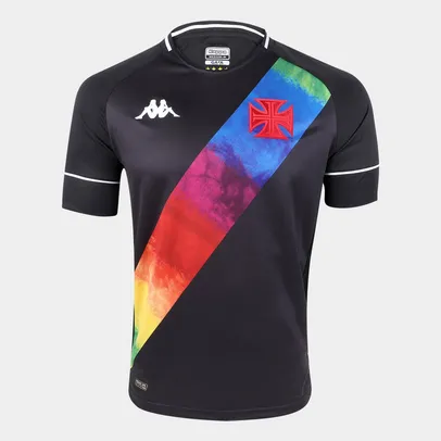 Camisa Vasco LGBT 21/22 s/nº Torcedor Kappa Masculina