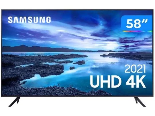 Smart TV Samsung 58" UHD Processador Crystal 4K | R$2583