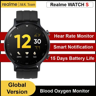 Smartwatch Realme Watch S | R$250