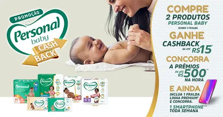 Promoção Personal baby Cash Back