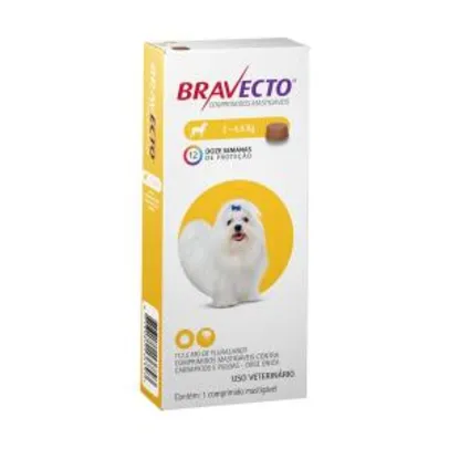 Antipulgas e Carrapatos Bravecto MSD para Cães até 4,5 kg | R$ 81