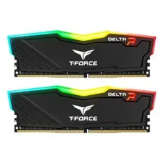 Memoria Team Group T-Force Delta RGB 16GB (2x8) DDR4 3000Mhz Preta, TF3D416G3000HC16CDC01