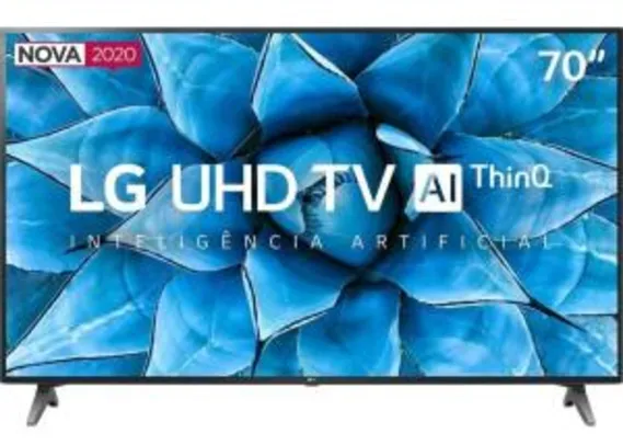 [APP] Smart TV LG 70'' 70UN7310 Ultra HD 4K WiFi Bluetooth HDR ThinQ AI | R$4050