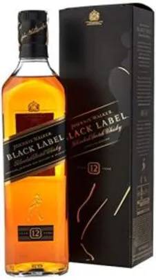 Whisky Johnnie Walker 12 anos, Black Label , 750ml | R$108