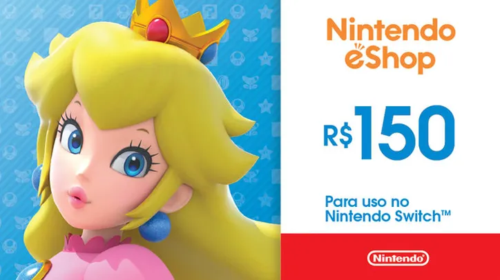 Gift Card Digital 150 Reais - Nintendo