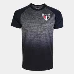 LANÇAMENTO - Camiseta São Paulo Gino Masculina - Preto e Grafite | R$40