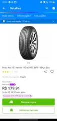 Pneu aro 15 195/60 nexen | R$180