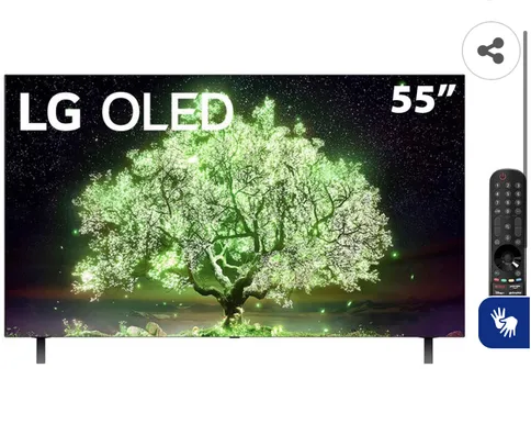 Smart tv oled lg a1 55 polegadas 