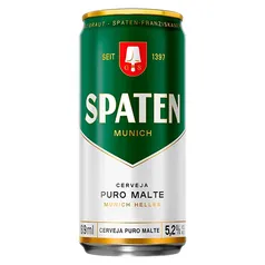 (Levando 52) Cerveja Munich Helles Puro Malte Spaten Lata 269ml