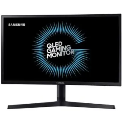 Monitor Gamer Samsung LED 23.5´ Widescreen Curvo, Full HD, HDMI/Display Port, 144Hz, 1ms, Altura Ajustável R$1.399