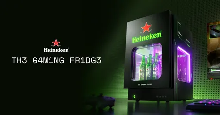 Geladeira Gamer Heineken Gaming Fridge - Concorra Grátis