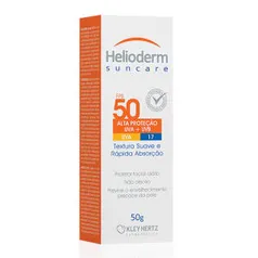 Protetor Solar Facial Helioderm Suncare FPS50 50g - R$25