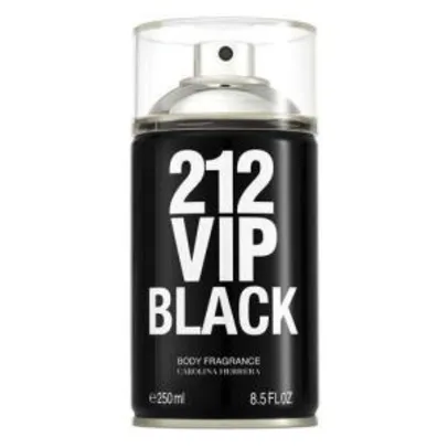 [AME] 212 Vip Men Black Carolina Herrera - Body Spray - R$139 (ou R$83 com Ame)