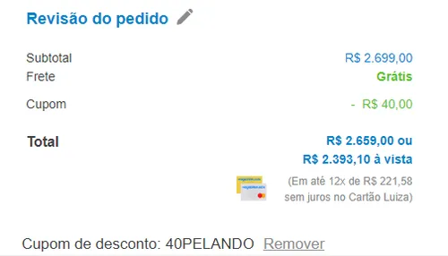 Imagen na descrição da promoção