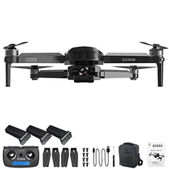 SG908 Drone Gimbal de 3 eixos com câmera 4K 5G GPS WIFI FPV RC QuadcopterBlack3 * baterias (3*batteries, Black)