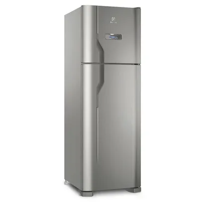 Geladeira Electrolux Degelo Automático Duplex 2 Portas DFX41 371 Litros Inox 110V