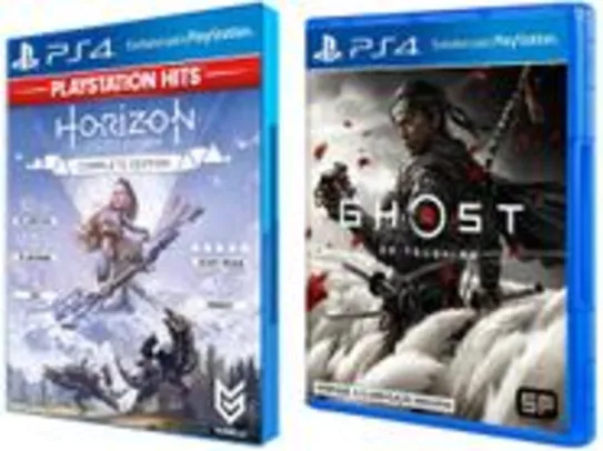 Ghost of Tsushima + Horizon Zero Dawn - PS4