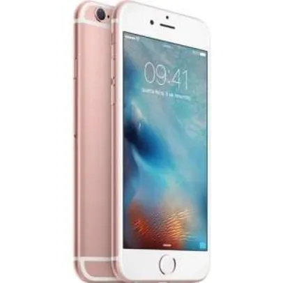 [Submarino] iPhone 6s 16GB Ouro Rosa Tela 4.7" iOS 9 4G 12MP - Apple por R$ 3239