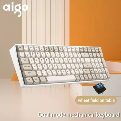  Teclado mecânico sem fio AIGO A100