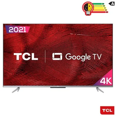 Smart TV TCL LED Ultra HD 4K 55" Google TV com Google Assistant, Borda Ultrafina e Wi-Fi - 55P725