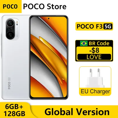 Smartphone POCO F3 6GB 128gb | R$ 1788