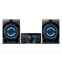 Mini System Sony MHC-M60D com DVD integrado, conexão HDMI ARC, Efeitos de DJ, Karaokê e 1600 W RMS