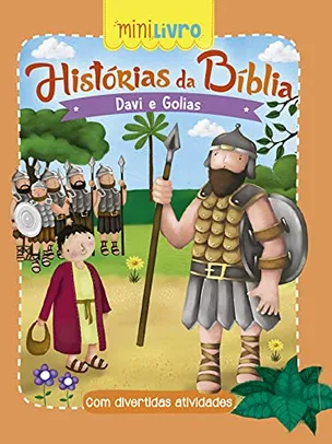 Livro infantil HISTÓRIAS DA BÍBLIA - Davi e Golias