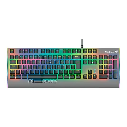 Teclado Mecanico Fortrek Cruiser RGB Switch KRGD Crystal À Vista 