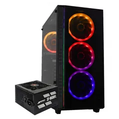 Kit Upgrade, Gabinete Redragon Grapple, Fonte SuperFrame 600W | R$607