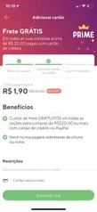 1 mês de Rappi Prime por R$ 2