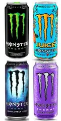 Energético Monster Energy 473ml 6 latas