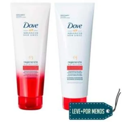 [Ricardo Eletro] Kit Dove Regenerate Nutrition: Shampoo 200ml + Condicionador 200ml por R$20
