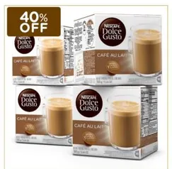 4 caixas Café au Lait Dolce Gusto - R$ 54