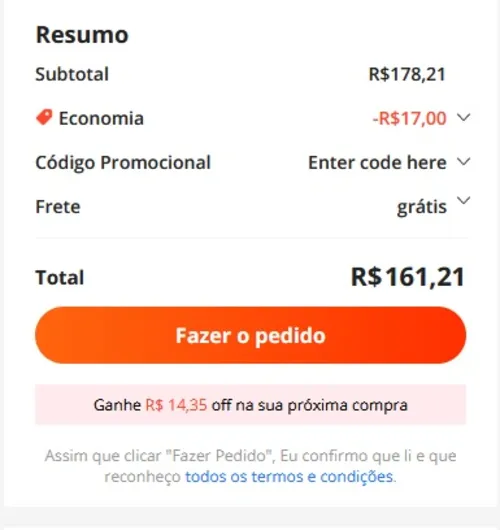 Imagen na descrição da promoção