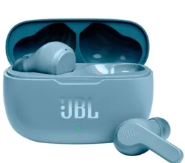 Fone de Ouvido JBL Wave 200 TWS, Bluetooth, Azul