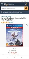 Horizon Zero Dawn Complete Edition Hits - PlayStation 4 - R$43