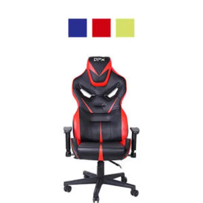 Cadeira Gamer Preta/Azul Reclinável e Giratória GT9 - DPX