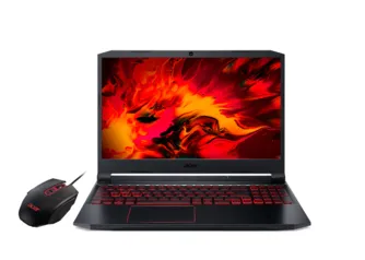 [AME R$4818] Kit Gamer Acer Aspire Nitro 5 AN517-52-56PR 512GB SSD GTX 1650 17.3; + Mouse Nitro LED 8 botões USB